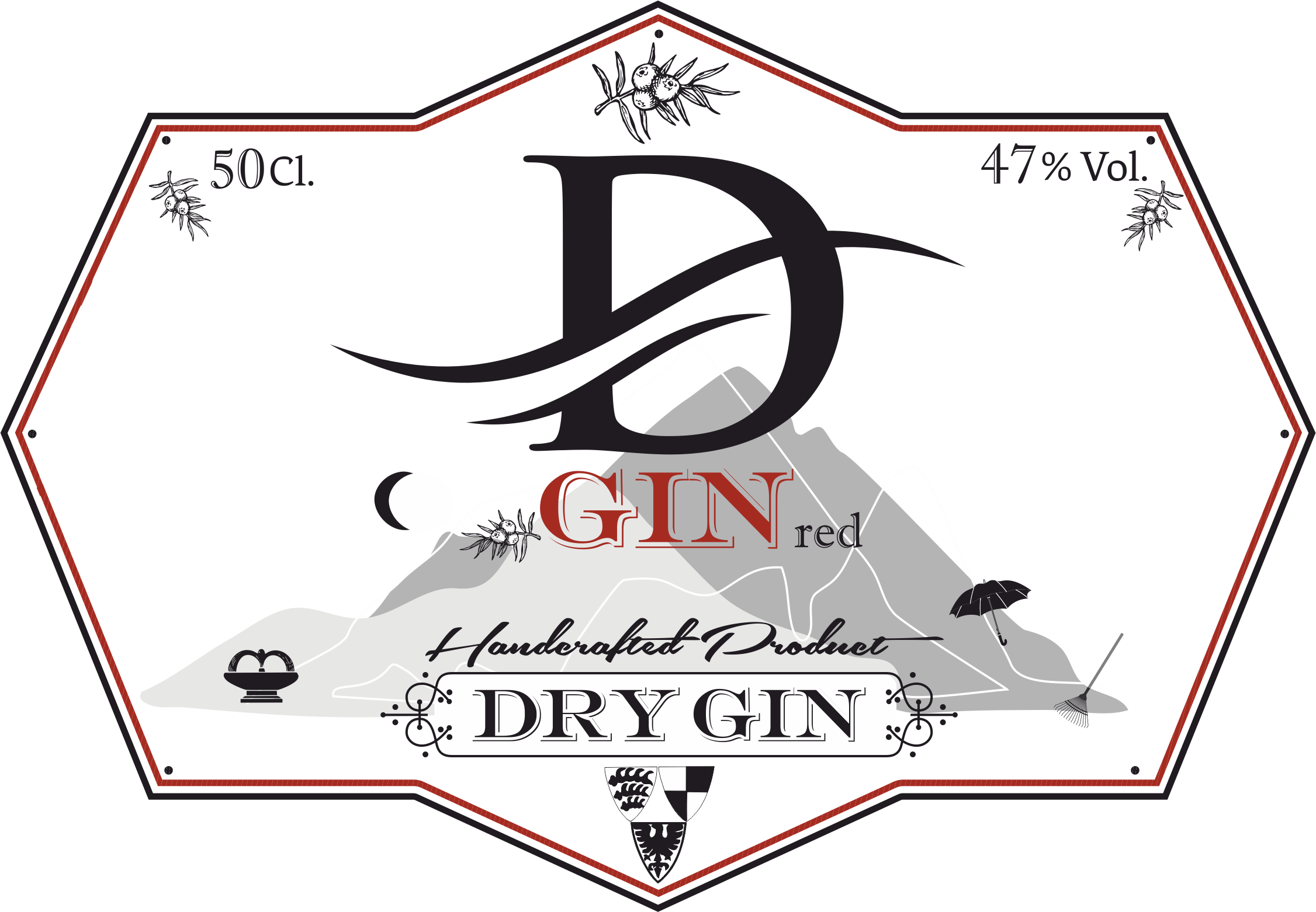 D'Gin Red Kirsch Gin
