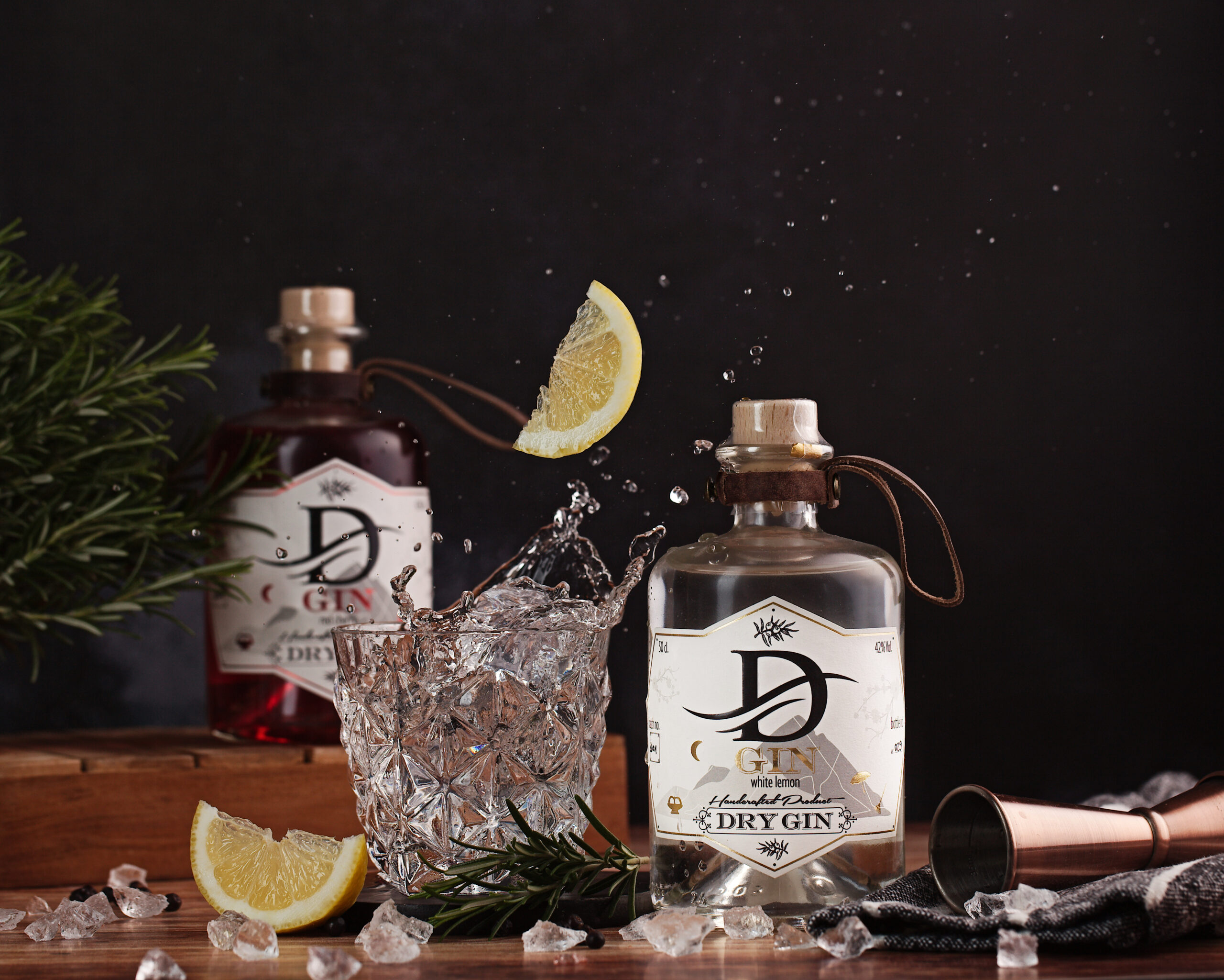 d gin white lemon szene